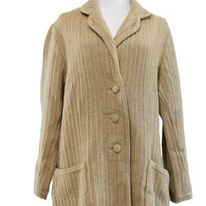Laura Biagiotti 100% Cashmere Long Knit Coat, Italian Luxury, Cashmere Cardigan
